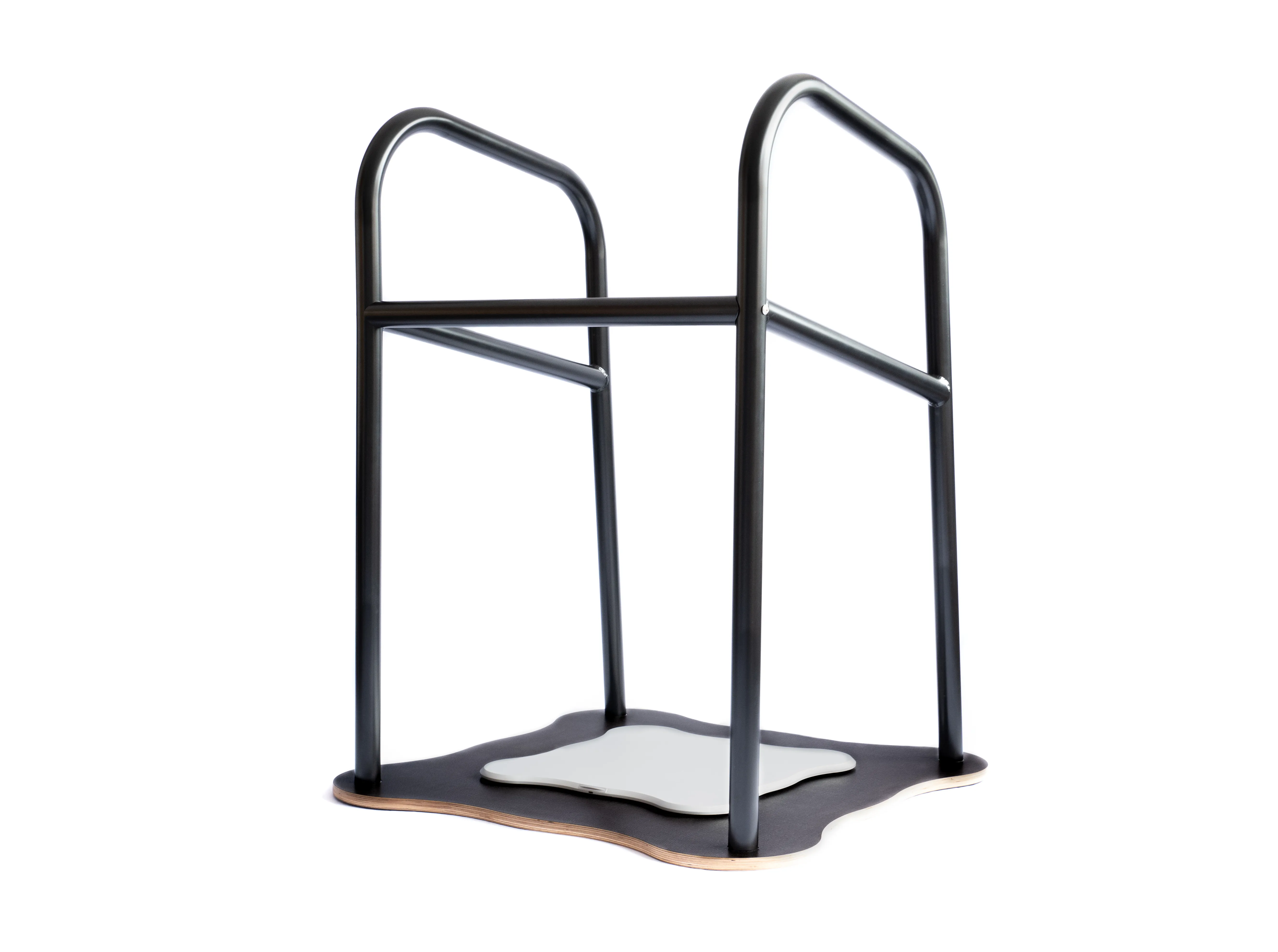 Safety rails for patients with severe balance impairments.